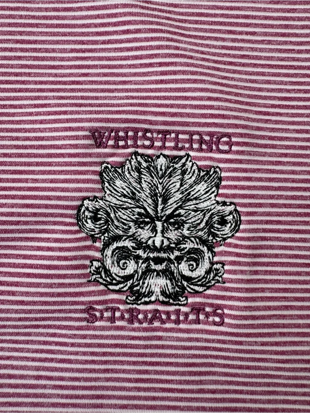 Adidas adiPure Whistling Straits Golf Polo XL Pink Striped Performance Shirt